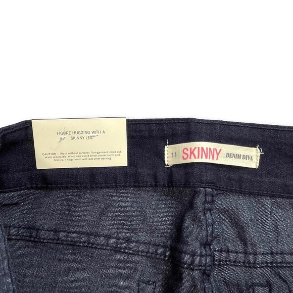 Denim Diva Skinny Jeans Size 11 - Picture 5 of 10
